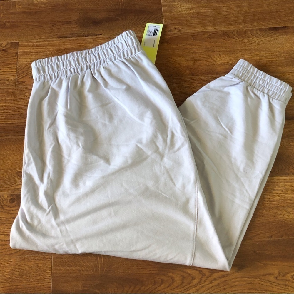 All in Motion lavender knit sweatpants jogger style size 1x